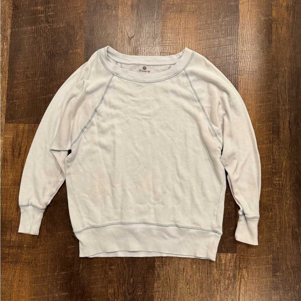 The lounge life Women's Light Gray sweatshirt